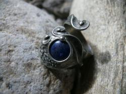Lapis Lazuli - cín.autorský prsten*